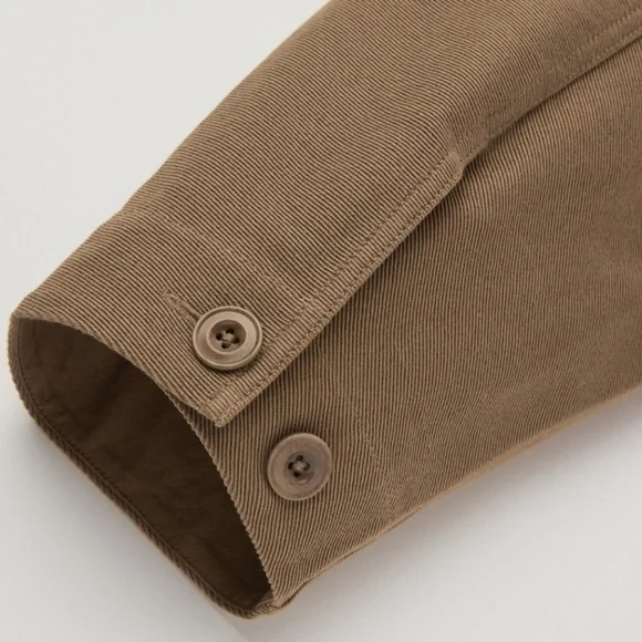 UNIQLO U x CHRISTOPHE LEMAIRE Unisex Jersey Shirt Jacket w/ Front Pockets Size L - Picture 10 of 15